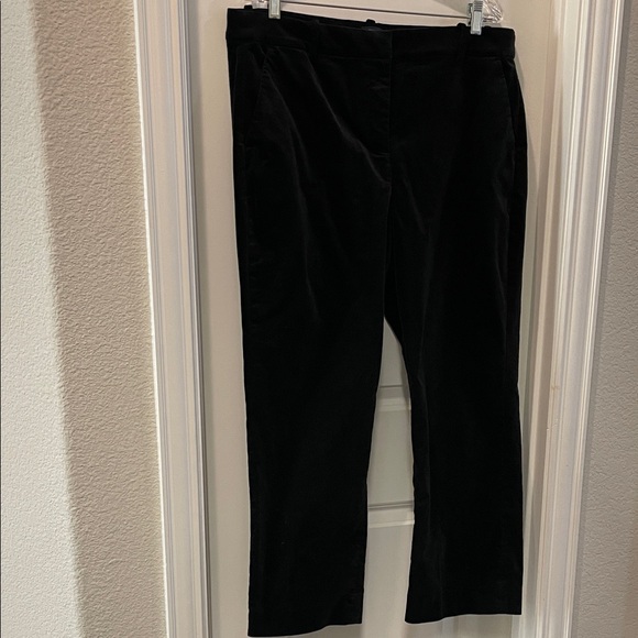 J. Crew Pants - J. Crew Black Velvet Kallie Pants